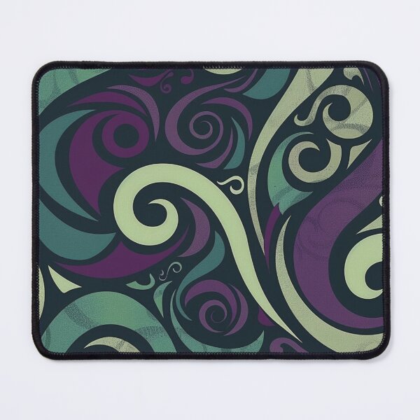Item preview, New Zealand Māori Paua Pattern Koru Design 168 designed and sold by GrinGalore.