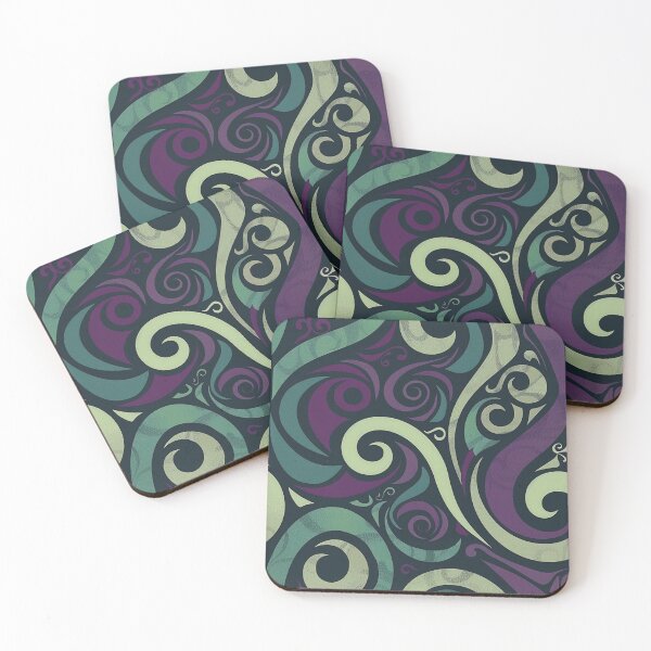Item preview, New Zealand Māori Paua Pattern Koru Design 168 designed and sold by GrinGalore.
