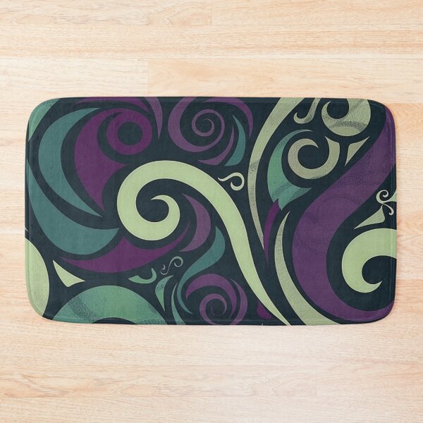 Item preview, New Zealand Māori Paua Pattern Koru Design 168 designed and sold by GrinGalore.