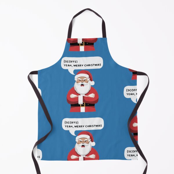 Item preview, "Sarcastic Santa Says Merry Christmas" - Funny Holiday Sarcasm Art designed and sold by Collision19.