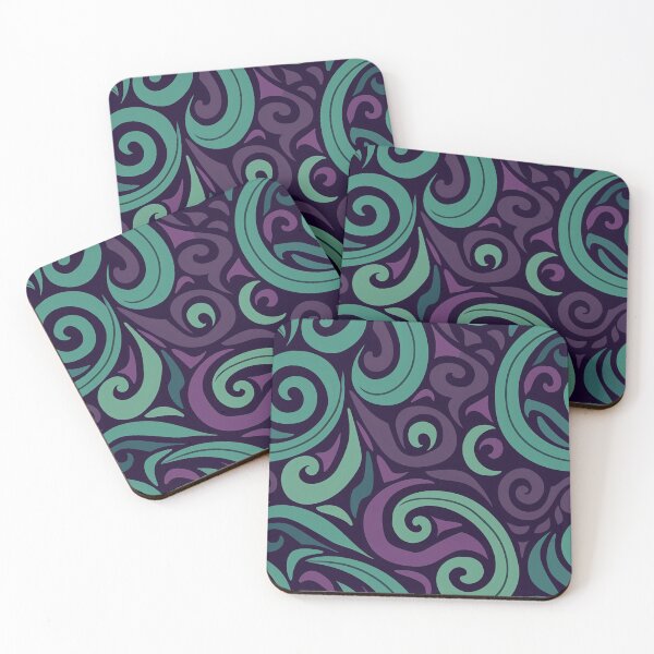 Item preview, New Zealand Māori Paua Pattern Koru Design 169 designed and sold by GrinGalore.