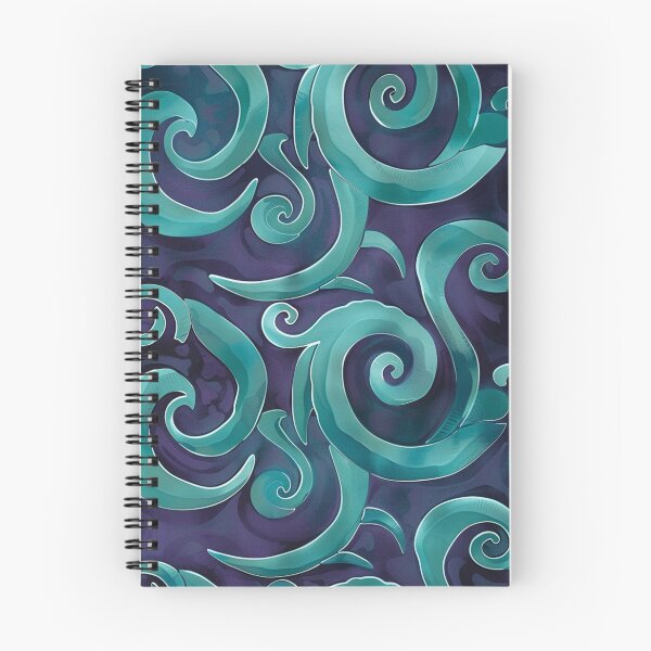Artikelvorschau, Neuseeland Māori Paua Muster Koru Design 170 entworfen und verkauft von GrinGalore.