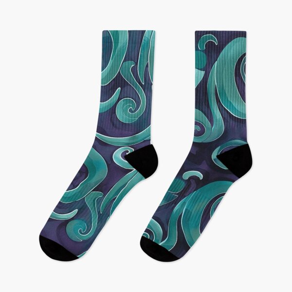 Item preview, New Zealand Māori Paua Pattern Koru Design 170 designed and sold by GrinGalore.