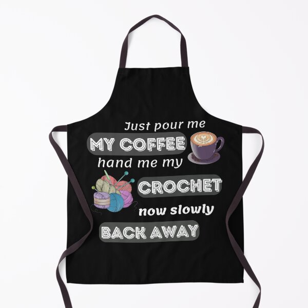 Item preview, Just Pour Me My Coffee Hand Me My Crochet designed and sold by Ver-Payah.