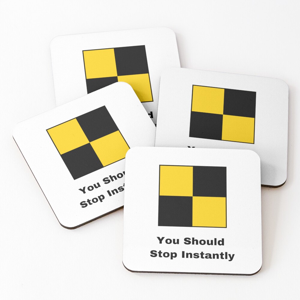 Item preview, Coasters (Set of 4) designed and sold by TideThreadsUK.