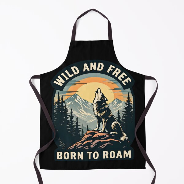 Item preview, Wild And Free Born To Roam Wolf designed and sold by AlphaTeez.