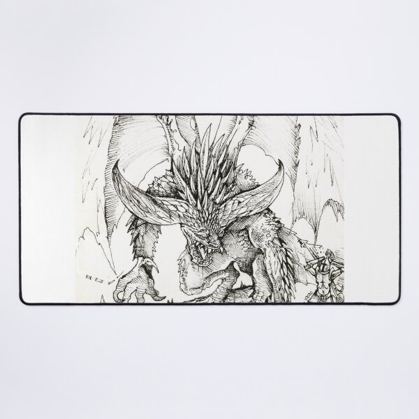 Vista previa del artículo con la obra «Ruiner Nergigante monster hunter», diseñado y vendido por Inkhov.