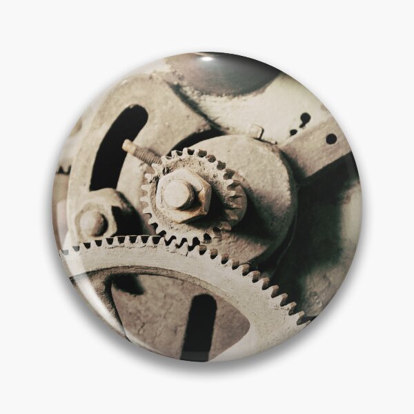 Item preview, Antique Rail Yard Machine Gears Art Print - Retro Industrial Charm designed and sold by FraireDesign.
