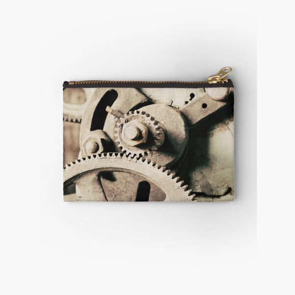 Item preview, Antique Rail Yard Machine Gears Art Print - Retro Industrial Charm designed and sold by FraireDesign.