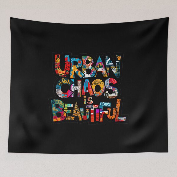 Item preview, Urban Chaos - Graffiti Street Art Design designed and sold by ObjCrea123.