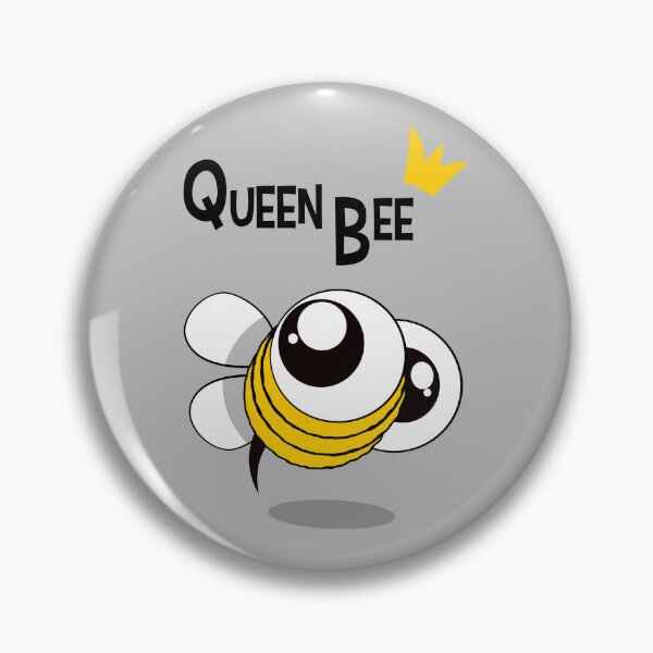 Item preview, Queen Bee Design – Adorable Cartoon Bee with Crown designed and sold by MAN  FROM MARS.