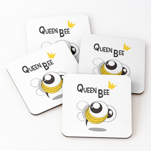 Item preview, Queen Bee Design – Adorable Cartoon Bee with Crown designed and sold by MAN  FROM MARS.