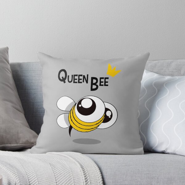Item preview, Queen Bee Design – Adorable Cartoon Bee with Crown designed and sold by MAN  FROM MARS.