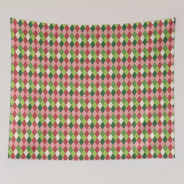 Item preview, Diamond pattern Christmas colors  designed and sold by sasyall.
