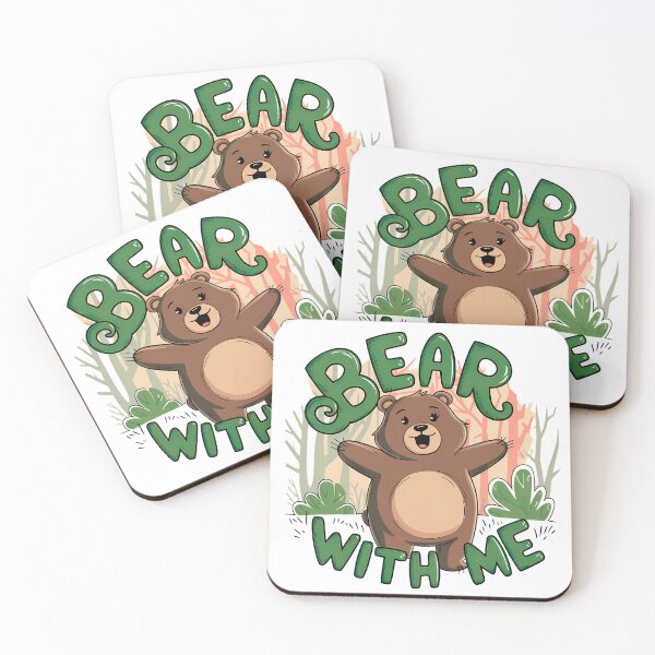 Item preview, Bear With Me - Funny Pun Design designed and sold by Vistone.