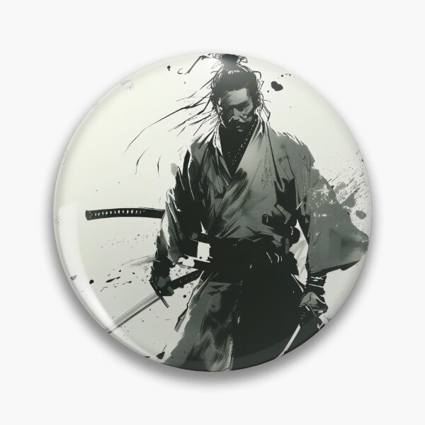 Item preview, samurai with two swords designed and sold by javierparra.