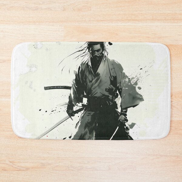 Item preview, samurai with two swords designed and sold by javierparra.