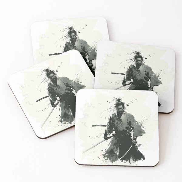 Item preview, samurai with two swords designed and sold by javierparra.