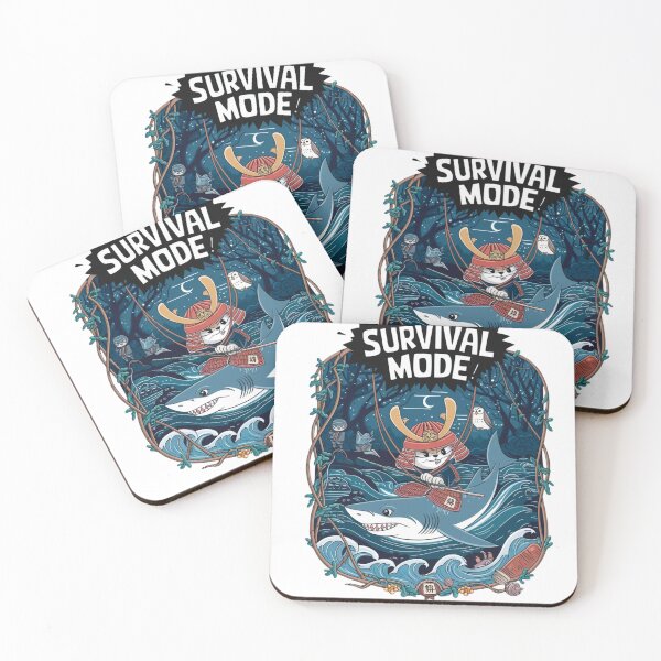 Item preview, Jungle Adventure Cat Shark, Survival Mode CLASSIC T-SHIRT designed and sold by inkfluenceart.