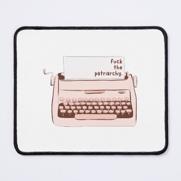 Item preview, Fuck the Patriarchy, typewriter, Feminist designed and sold by MyVioletSkies.