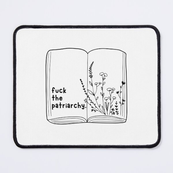 Item preview, Fuck the Patriarchy, floral book, Feminist designed and sold by MyVioletSkies.
