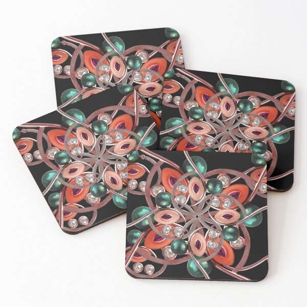 Item preview, Luxury Collage Ornament New Noveau Artwork designed and sold by DFLC Prints.