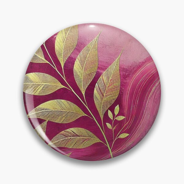 Item preview, Abstract Golden Leaf Artwork Style 4 designed and sold by Dream Bloom Gallery.