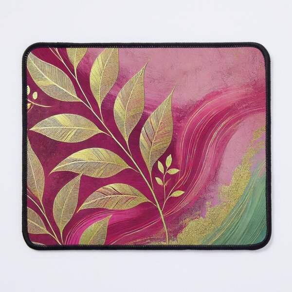 Item preview, Abstract Golden Leaf Artwork Style 4 designed and sold by Dream Bloom Gallery.