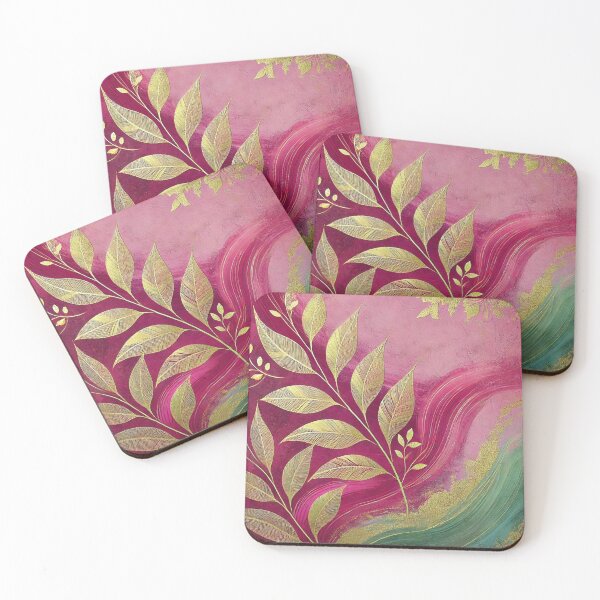 Item preview, Abstract Golden Leaf Artwork Style 4 designed and sold by Oonward2021.