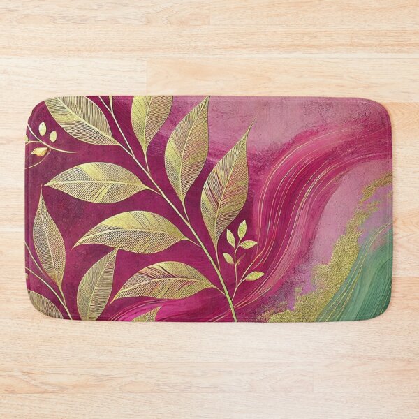 Item preview, Abstract Golden Leaf Artwork Style 4 designed and sold by Dream Bloom Gallery.