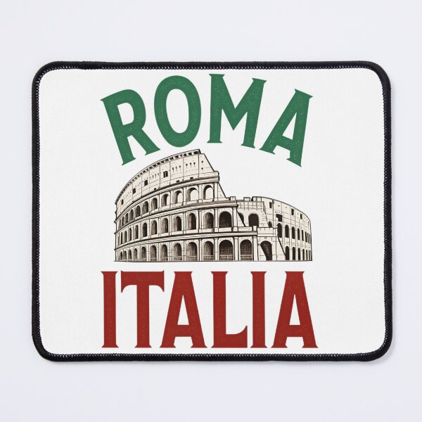 Item preview, ROMA ITALIA - Vintage Style Italian Modern Typography Design – Vibrant Cityscape designed and sold by Colorful-Garden.
