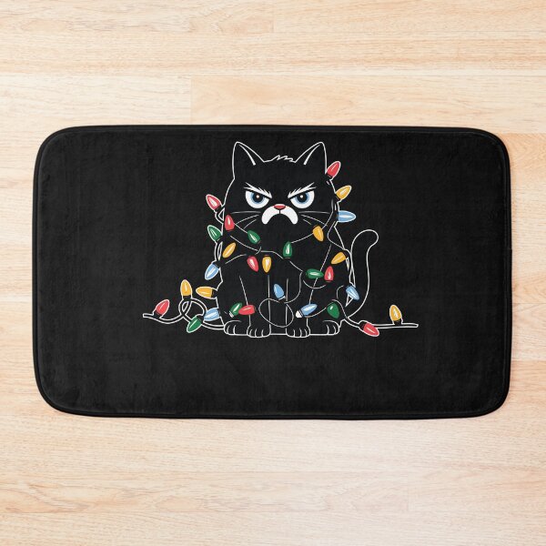 Item preview, Black Cat Christmas Lights designed and sold by Belhbib Art ⭐⭐⭐⭐⭐.