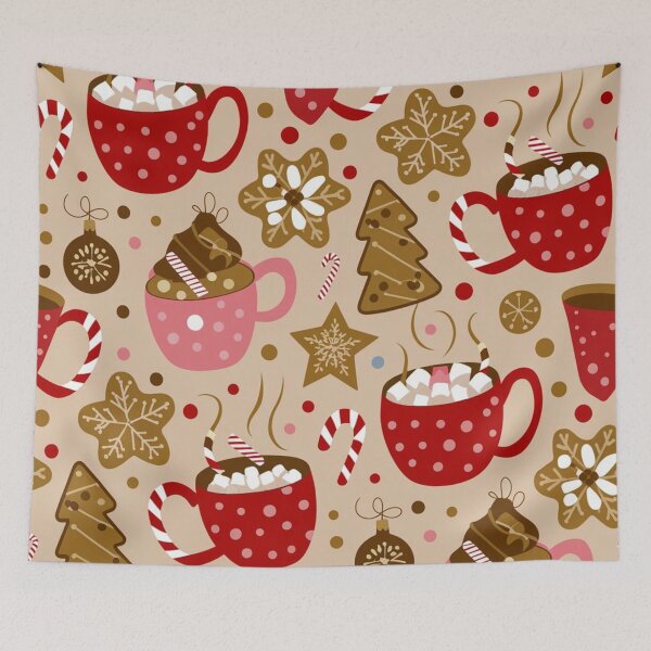 Item preview, Christmas Cocoa Pattern designed and sold by Furbulous Faces.