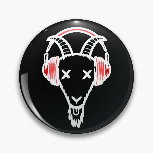 Item preview, Goat in headphones designed and sold by Dot1001.