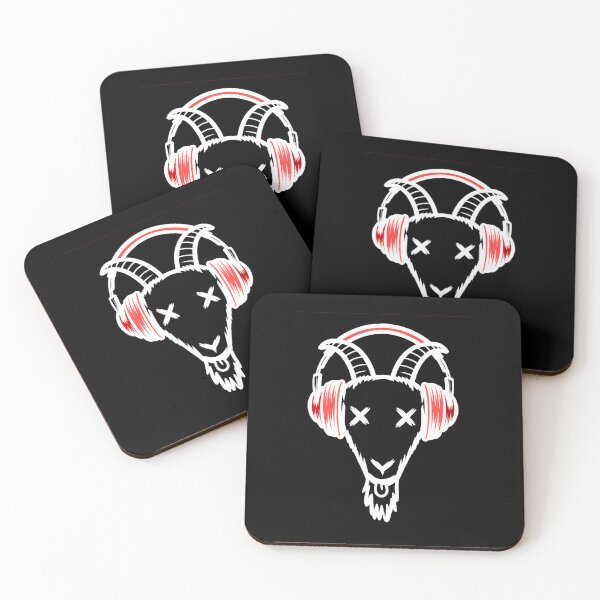 Item preview, Goat in headphones designed and sold by Dot1001.
