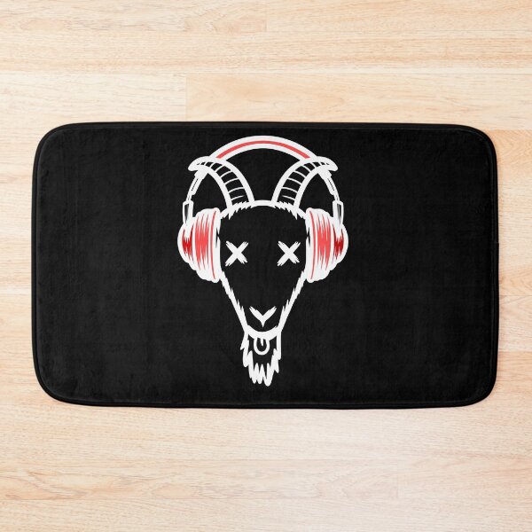 Item preview, Goat in headphones designed and sold by Dot1001.