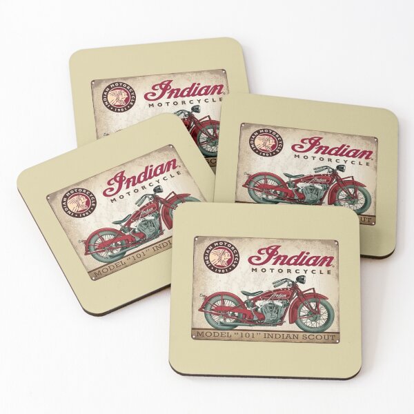 Item preview, Indian Motorcycle Vintage Sign designed and sold by FutureTraveller.