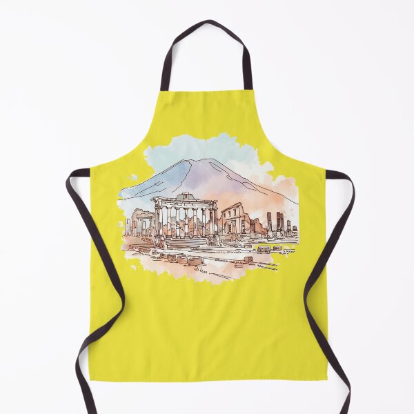 Item preview,  Sketch of Pompeii Ruins - A Timeless Window into Ancient Rome,  designed and sold by PaintMeWorld.
