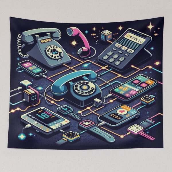 Item preview, Rotary Phones and Smartwatches– Perfect Gift designed and sold by Imaginarium of Chaos falcon88 .
