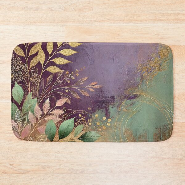 Item preview, Abstract Golden Leaf Artwork Style 5 designed and sold by Dream Bloom Gallery.