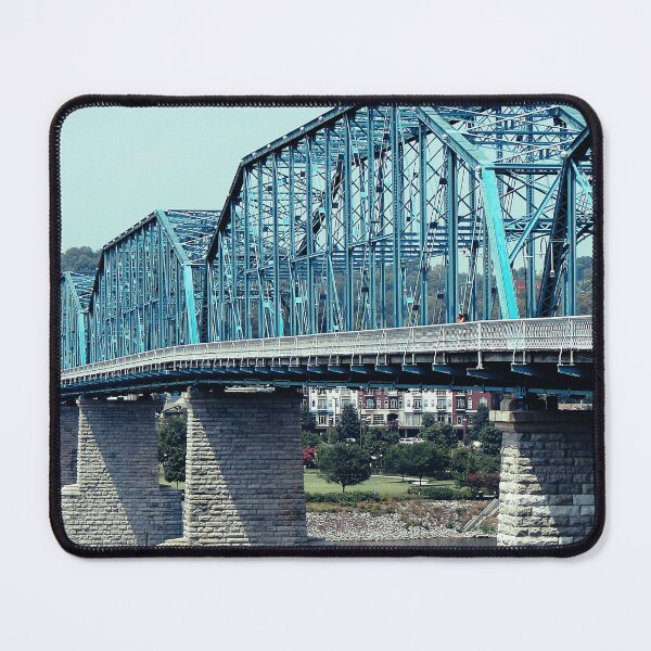 Item preview, Aged Walnut Street Bridge Art Print - Chattanooga, TN Landmark designed and sold by FraireDesign.