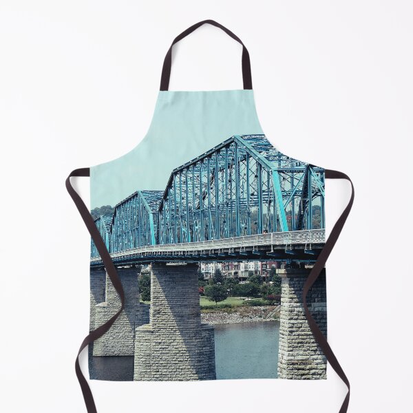 Item preview, Aged Walnut Street Bridge Art Print - Chattanooga, TN Landmark designed and sold by FraireDesign.