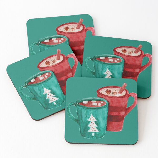 Item preview, Christmas Mug Sticker Hotchocolate designed and sold by SimplyPsycho.