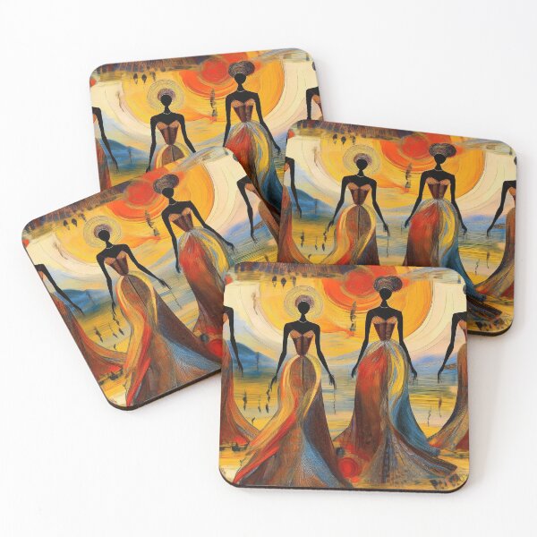 Item preview, African Figures designed and sold by Vibranta Studio.