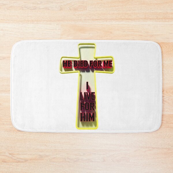 Item preview, He Died for Me, I Live for Him: A Powerful Expression of Faith and Devotion designed and sold by elynne9.