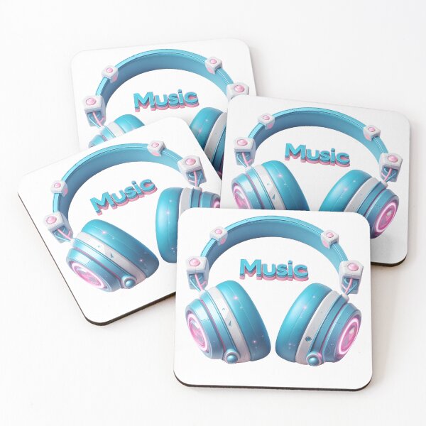Item preview, Modern headphones with futuristic retro style designed and sold by dosema1050.