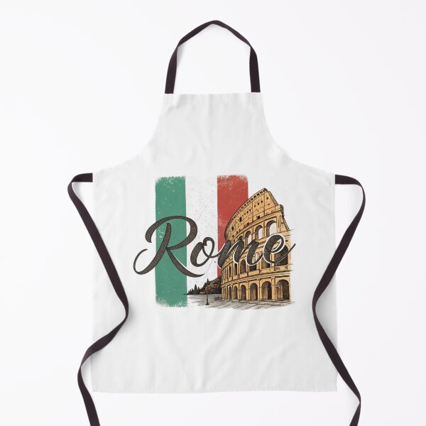 Item preview, ROMA ITALIA - Vintage Style Italian Modern Typography Design – Vibrant Cityscape designed and sold by Colorful-Garden.