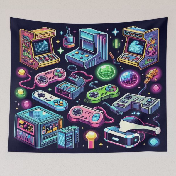 Item preview, Arcade Games and VR Headsets– Perfect Gift designed and sold by Imaginarium of Chaos falcon88 .