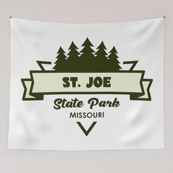 Item preview, St. Joe State Park Missouri Trees And Ribbon designed and sold by bivenart.