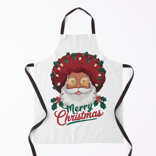 Item preview, African American Holiday Sparkle Happy Xmas Melanin Queen designed and sold by BongsEmporium.
